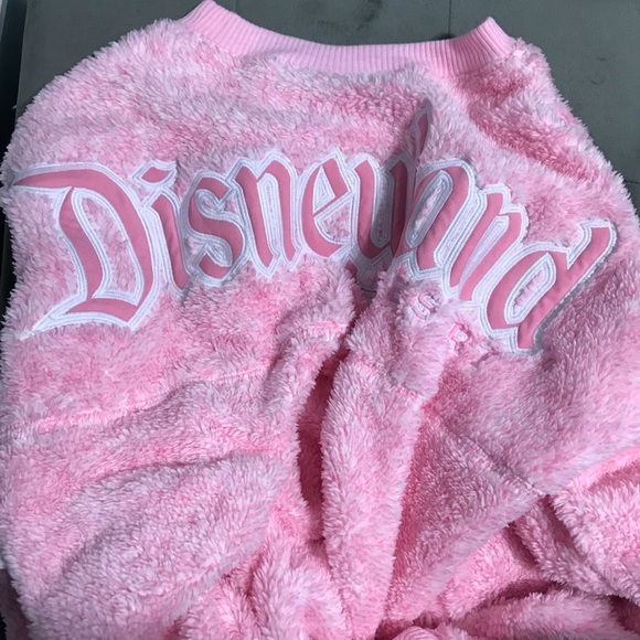Disney Other - Disneyland Kids Fluffy Pink Jersey